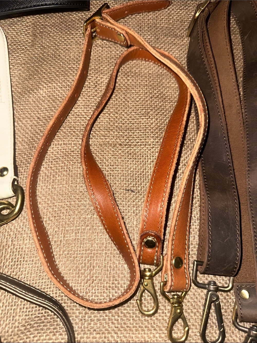 Lot of 11 Purse Straps Women Multi Color/Style Replacement Crossbody leather - Picture 9 of 13